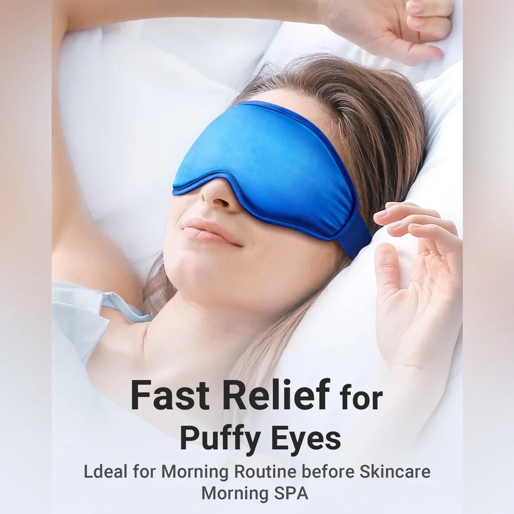 Brand New! Cold Eye Mask Eye Ice Pack for Puffy Eyes Migraines